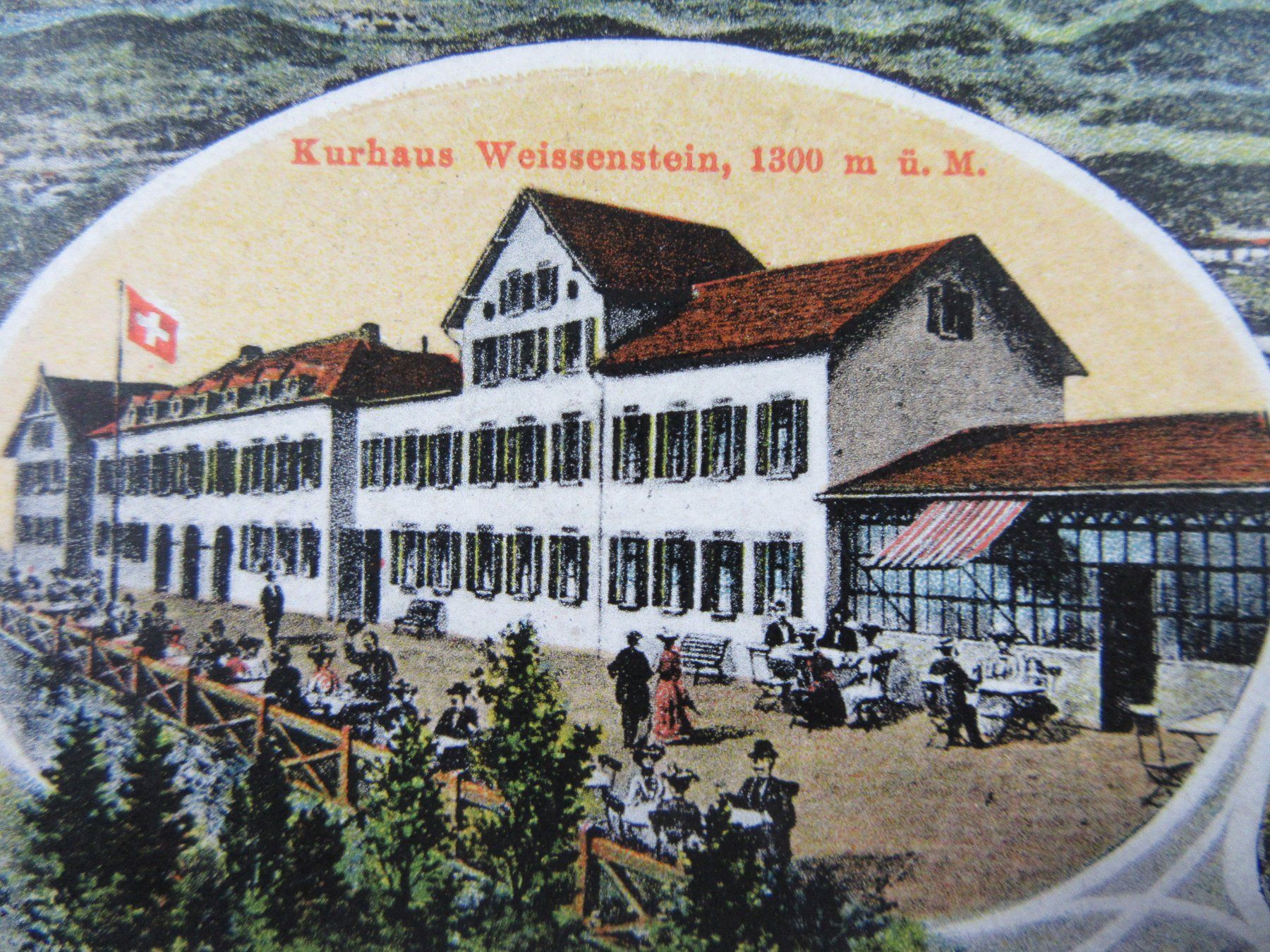 Cartoline postali: WEISSENSTEIN KURHAUS OB SOLOTHURN SO AK – Usato da Ettingen venduto da Hausi4711 1