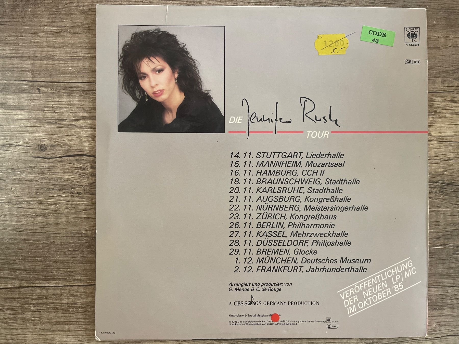 Dischi in vinile: A669/Jennifer Rush Destiny – Usato da Frutigen venduto da Philippe_jsp 1