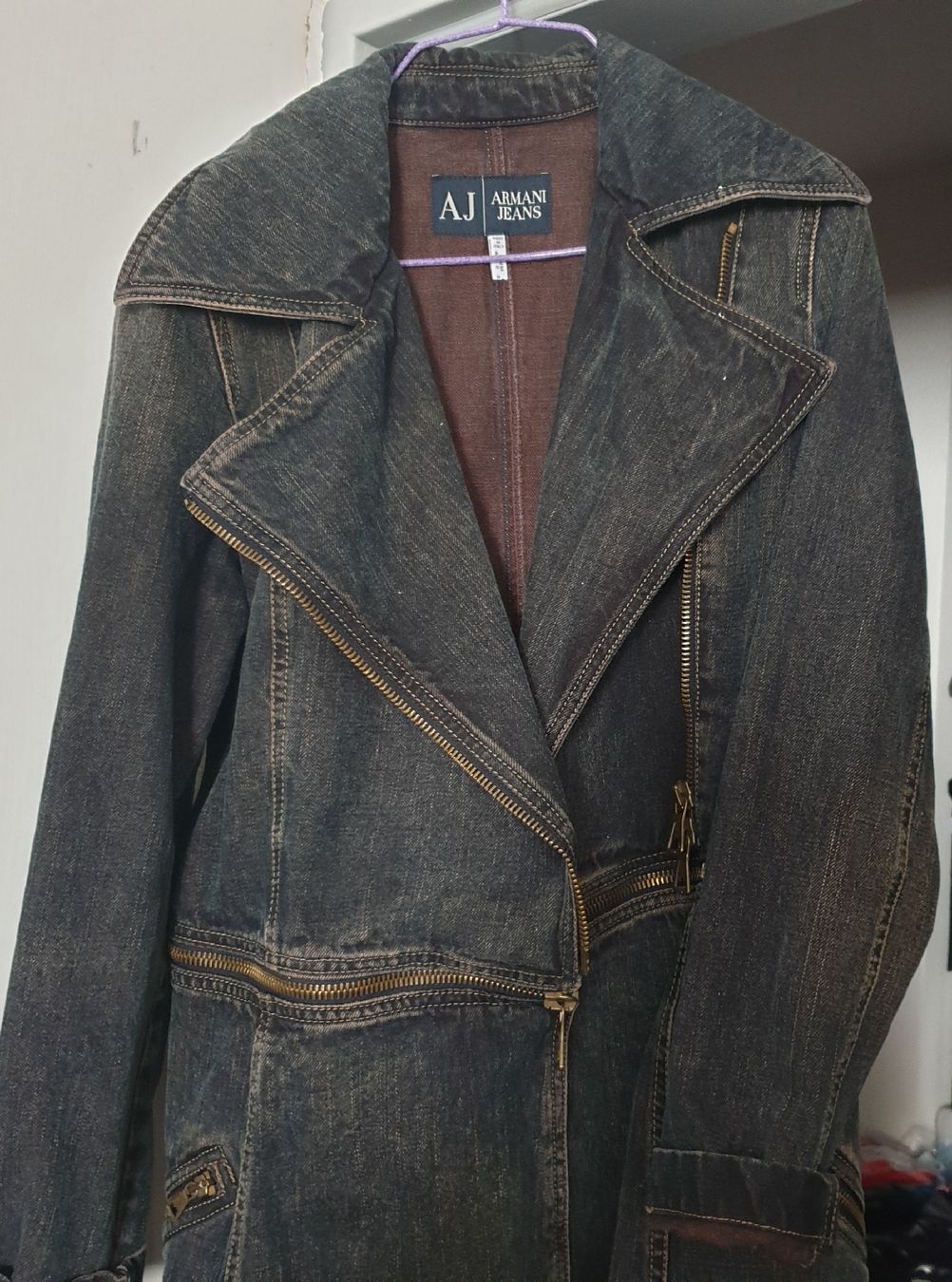 Armani Mäntel: Armani Jeans Jeansmantel Gr. 38 – Neu (gemäss Beschreibung) aus Frenkendorf von Moon111 1