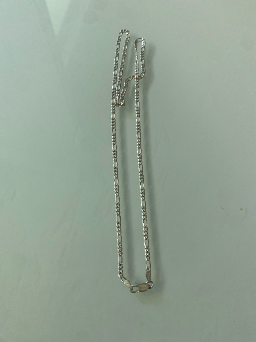 Catenine: Chaîne Figaro en argent sterling, élégante et fine – Nuovo (secondo la descrizione) da Geneve venduto da pat_p76n 2