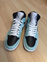 Air Jordan 1 Mid Aqua Blue Tint, Grösse 39
