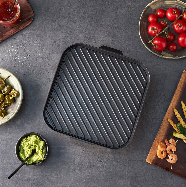 Kisag Elettrodomestici da cucina: Kisag Grillplatte QUADRO l Gratisversand – Nuovo e nell'imballaggio originale da Bellach venduto da Kisag_AG 1