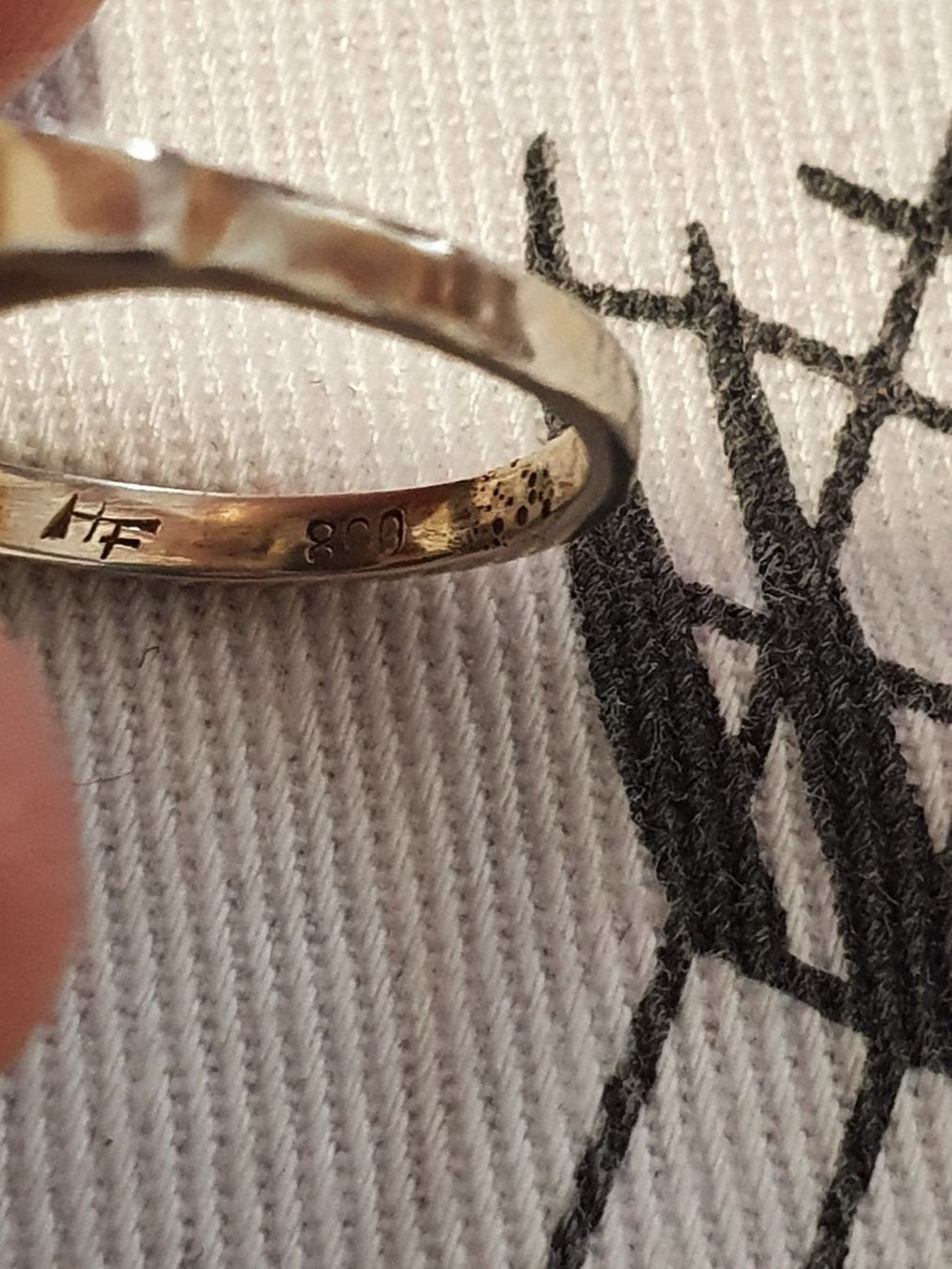 Anelli: Art-Déco Schätzchen - Designer Turmalin Ring in 800er Silber – Usato da Wohlen AG venduto da palmsprings 8