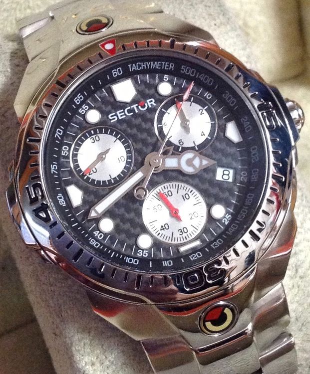 SECTOR Chronograph Herrenuhr 46 mm ( Neue Preise : 345 CHF ) (Neu ...