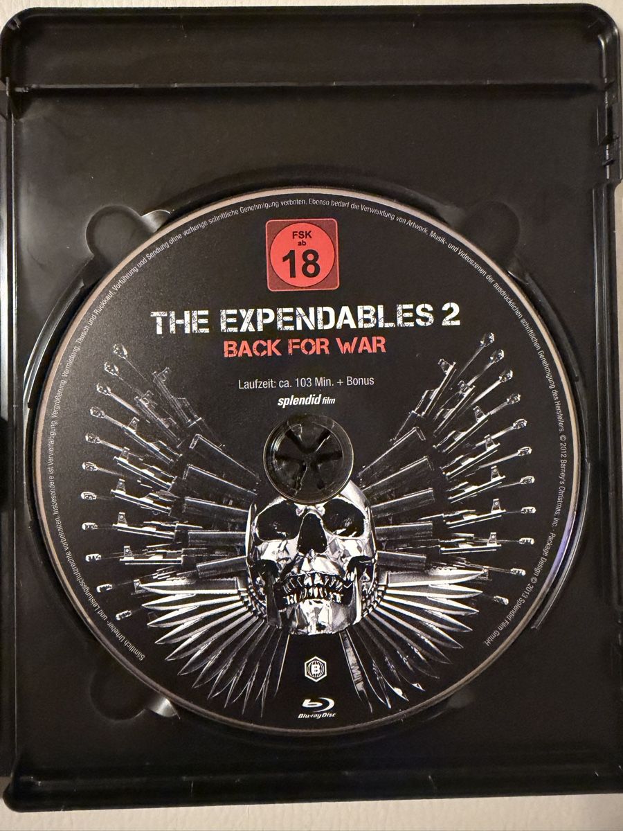 Tutti i DVDs: Blu-Ray The Expendables 2 – Usato da Rorschach venduto da mar_nl6c 1