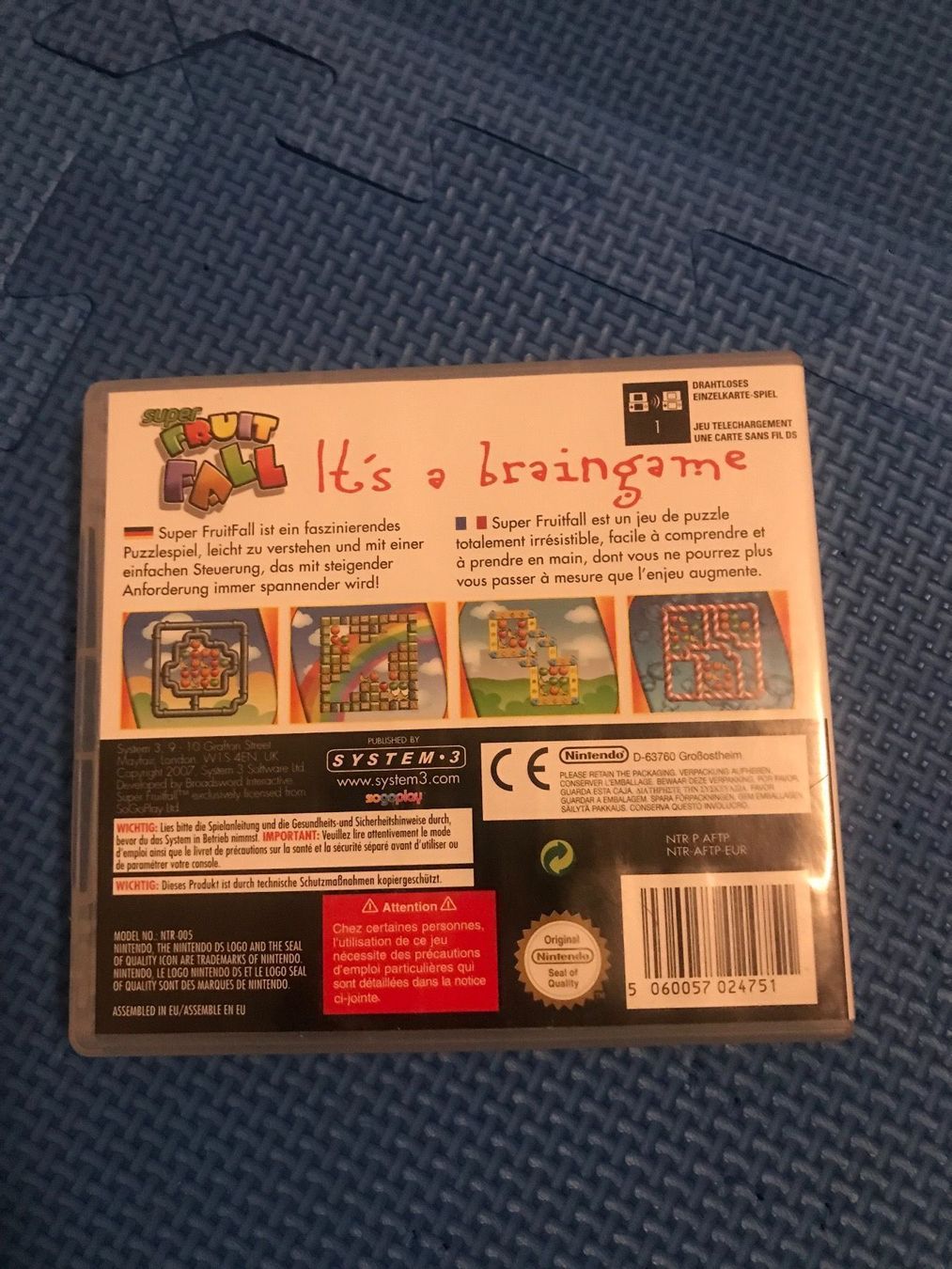 Nintendo Giochi: Super Fruit Fall Nintendo DS – Usato da Gossau SG venduto da schlitzerdemon 2