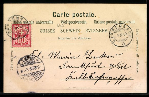 Cartes postales: Litho Arenenberg, Schloss Arenenberg, Pa – D'occasion à Berlin par bartko-reher 1