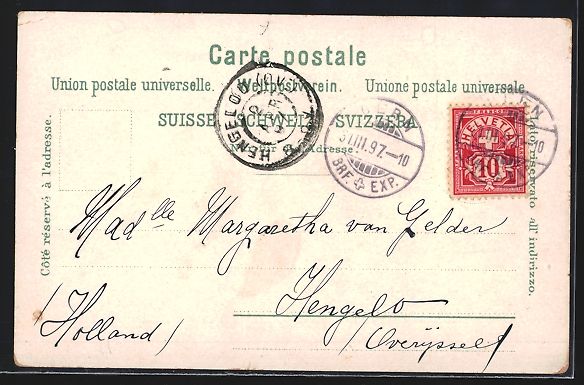 Cartoline postali: Litho Bern, Zeit-Glockenturm und Bären- – Usato da Berlin venduto da bartko-reher 1