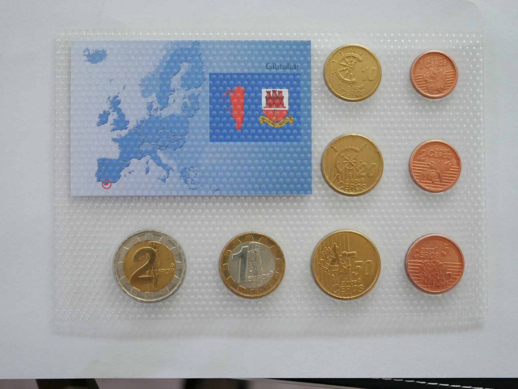Tutti le monete: Euro Probe Gibraltar 2006 ***TOP*** – Nuovo e nell'imballaggio originale da Kreuzlingen venduto da Samson01 1