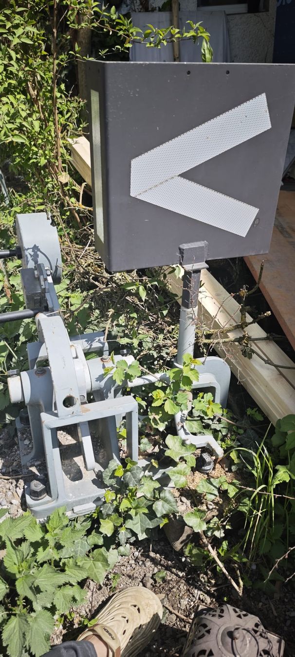 Modellini di ferrovie: Historisches Weichensignal mit Mechanik | DB Loft-Design | V – Usato da Aegerten venduto da Yola_1 3