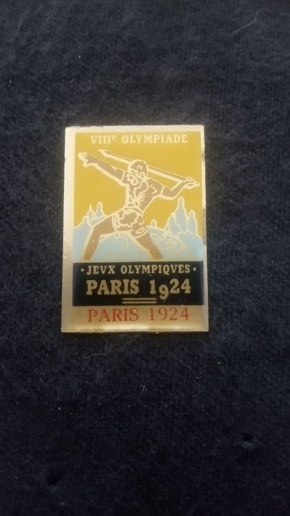 Plaketten & Abzeichen: Olympische Spiele Paris 1924 Anstecker, Rarität, Sammler – Gebraucht aus Belp von Guadalupe84
