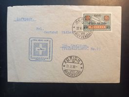 Luftpost 1938, Stempel Bern und Zürich