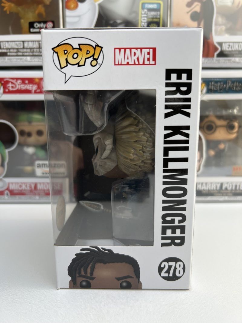 Funko Statuette: Funko POP! Black Panther Erik Killmonger Edit. Limitée Chase – Nuovo e nell'imballaggio originale da Le Mouret venduto da perfectbijou 3