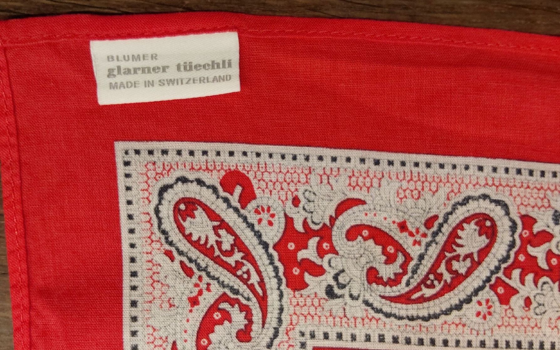 Foulards & écharpes: Original Glarner Tüechli rot Baumwolle neu – Neuf avec emballage d'origine à Köniz par scopello12 2
