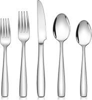 Besteck Set, 30-teilig Besteckset für 6 Personen, Edelstahl