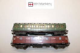 Fleischmann 5800+01 Personen- + Gepäckwagen Preussen DC OVP