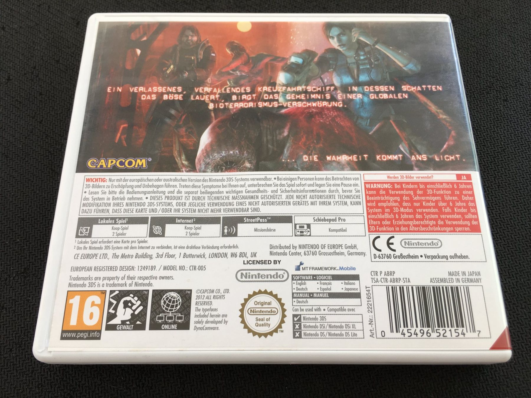 Nintendo Giochi: Resident Evil Revelations - Nintendo 3DS – Usato da St.Gallen venduto da sjosjo 1