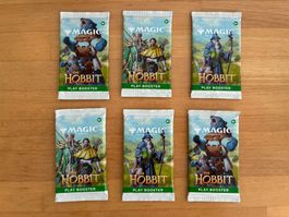 6 boosters Magic The Gathering The Hobbit OVP sealed