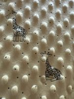 Minky fleece 60 cm * Sb Giraffe senfgelb