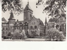 Zürich Landesmuseum 1941 mit Bahnstempel Giubiasco
