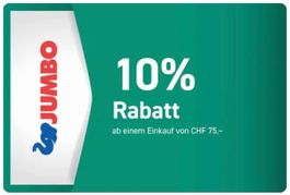 Jumbo 10% Gutschein, auch auf alle Sonderpreise & Aktionen!