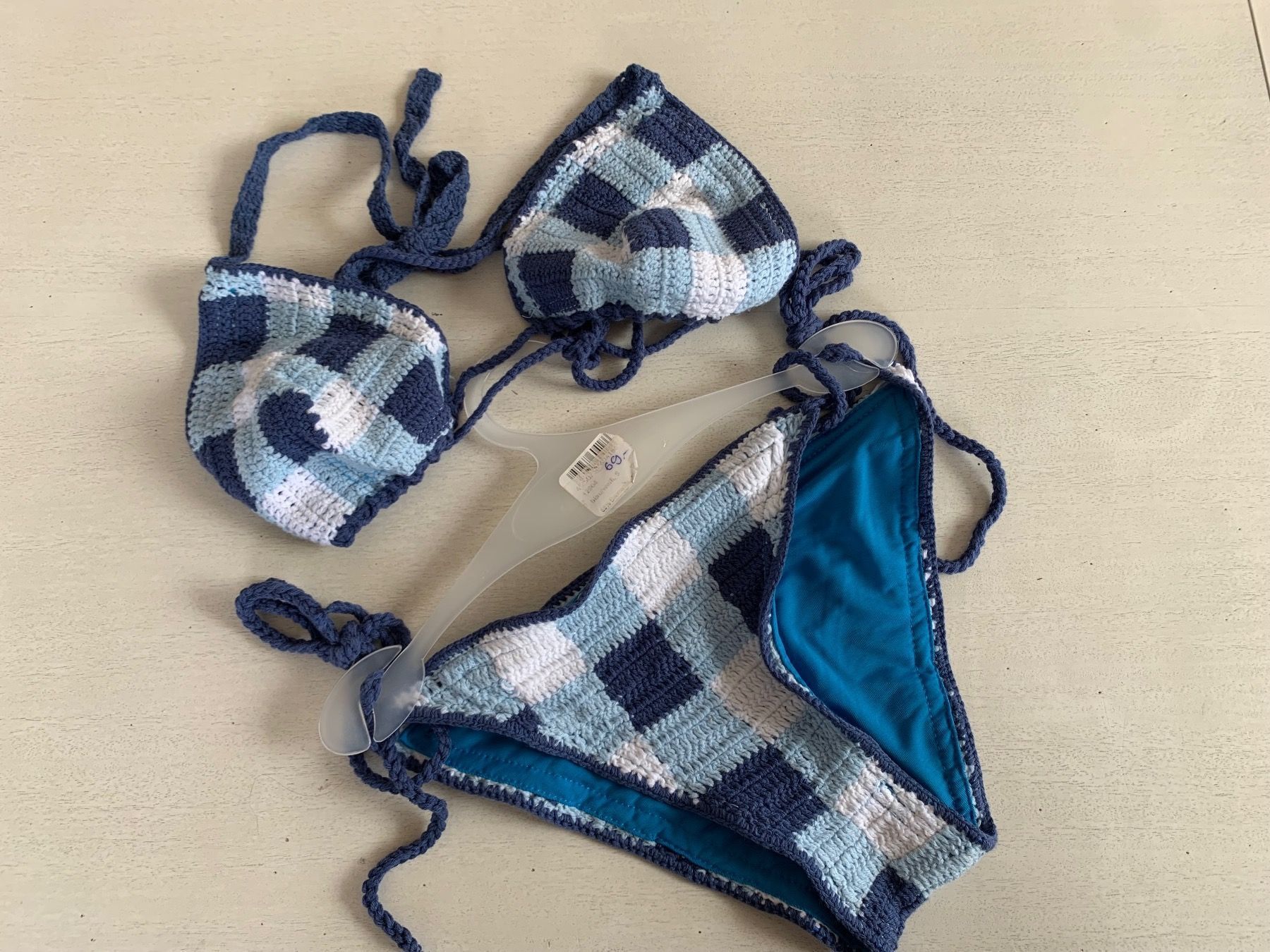 Costumi da bagno & Bikini: BIKINI 100% HANDMADE CROCHET, GR. SMALL – Nuovo (secondo la descrizione) da Rüschlikon venduto da 21moje 1