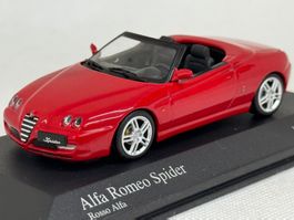 Alfa  Romeo Spider Minichamps 1:43 rosso Alfa