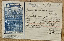 BAYERN Postkarte Münchberg, 1896
