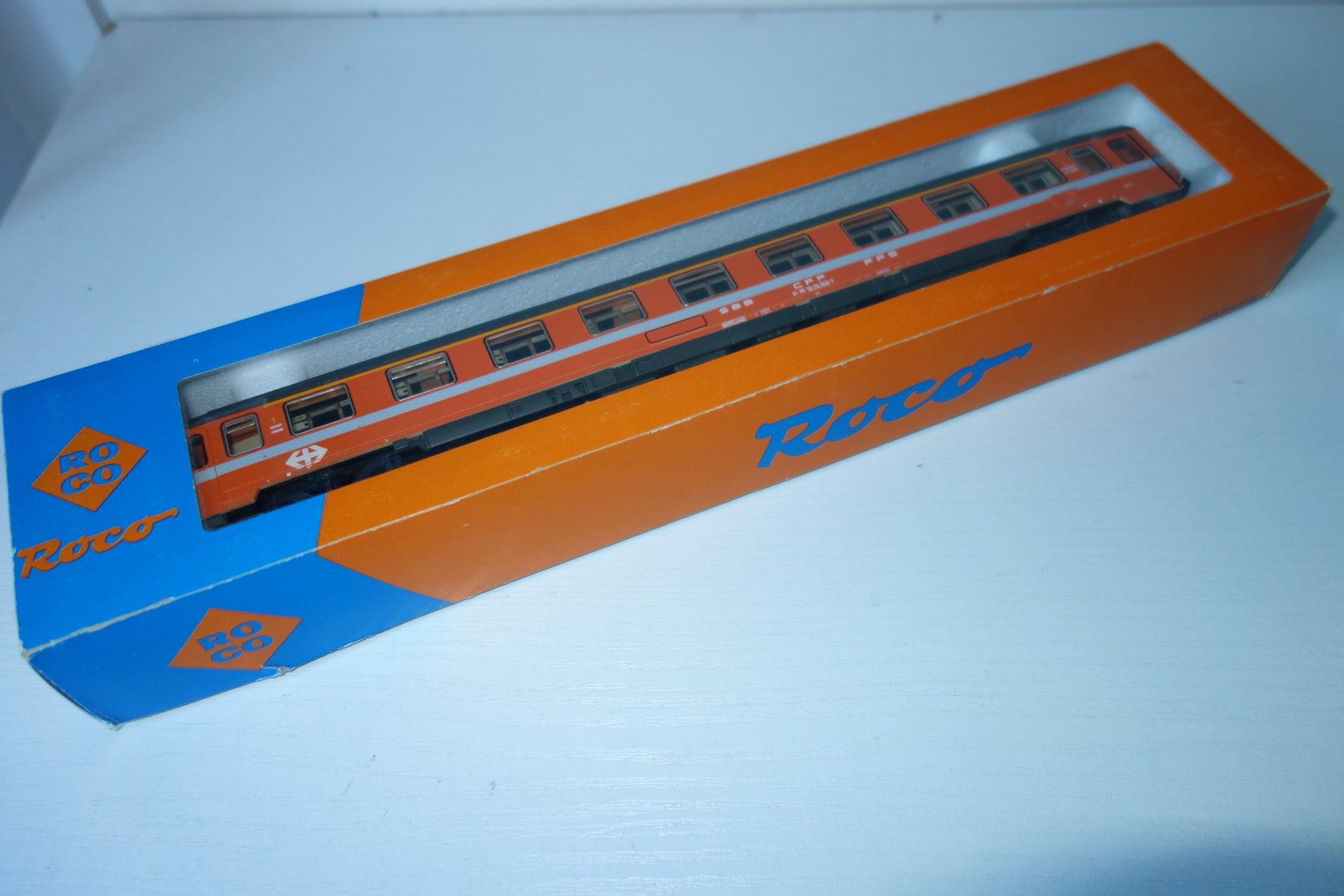 Roco Modellini di ferrovie: ROCO 54236D , SBB RIC,  WS,  Beleuchtung, OVP – Usato da Schachen b Herisau venduto da Locophon 8