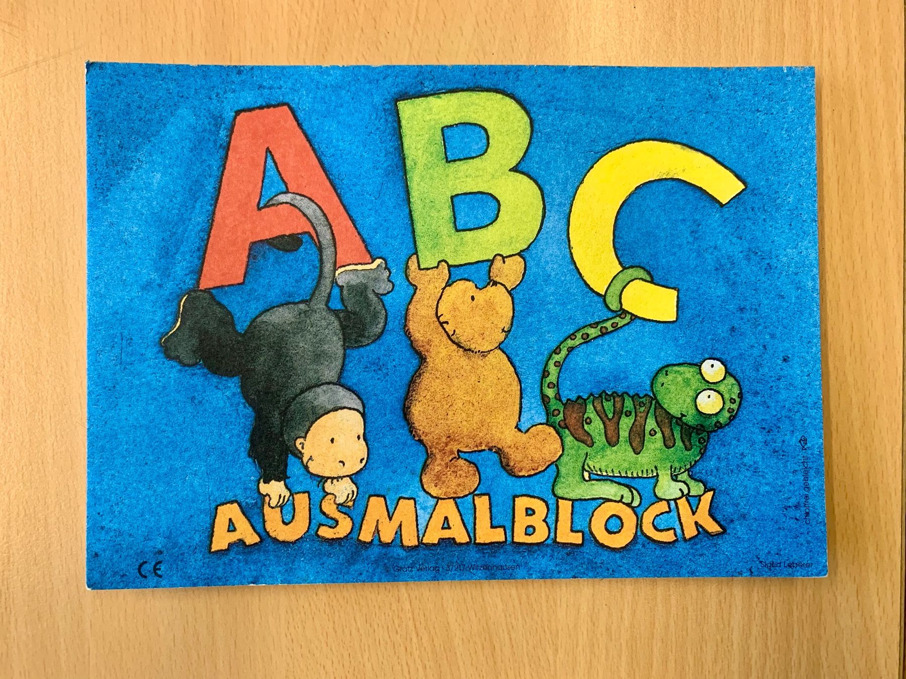 Blocchi: ABC Ausmalblock mit Tieren, Format A5 (neu) – Nuovo (secondo la descrizione) da Winterthur venduto da amapola