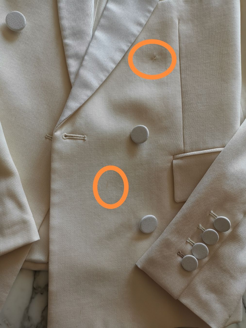 Stella McCartney Giacche: Stella McCartney Woll Seide Blazer – Usato da Uerikon venduto da pink_flamingo 7