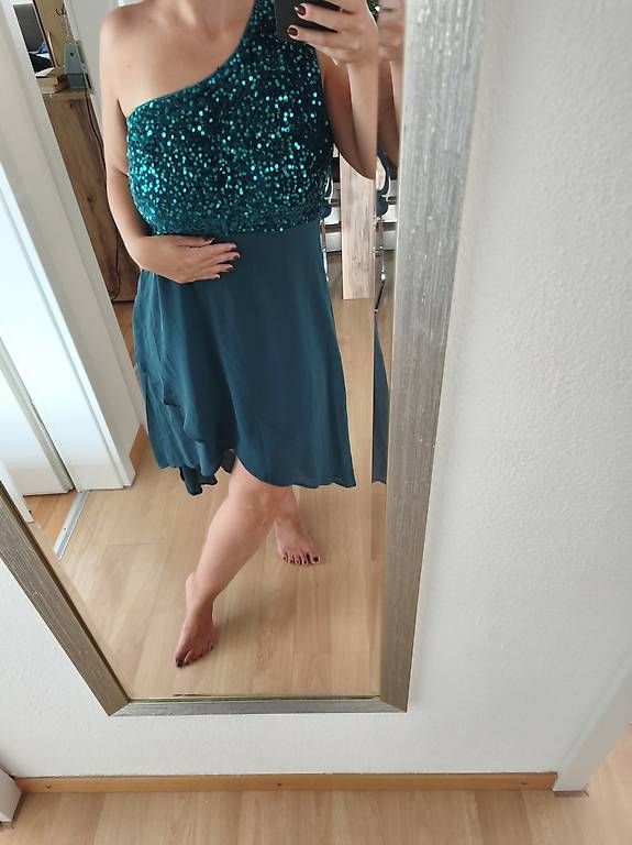 Robes: Kleid türkis Glitzer – D'occasion à Kaisten par lys_zzy8