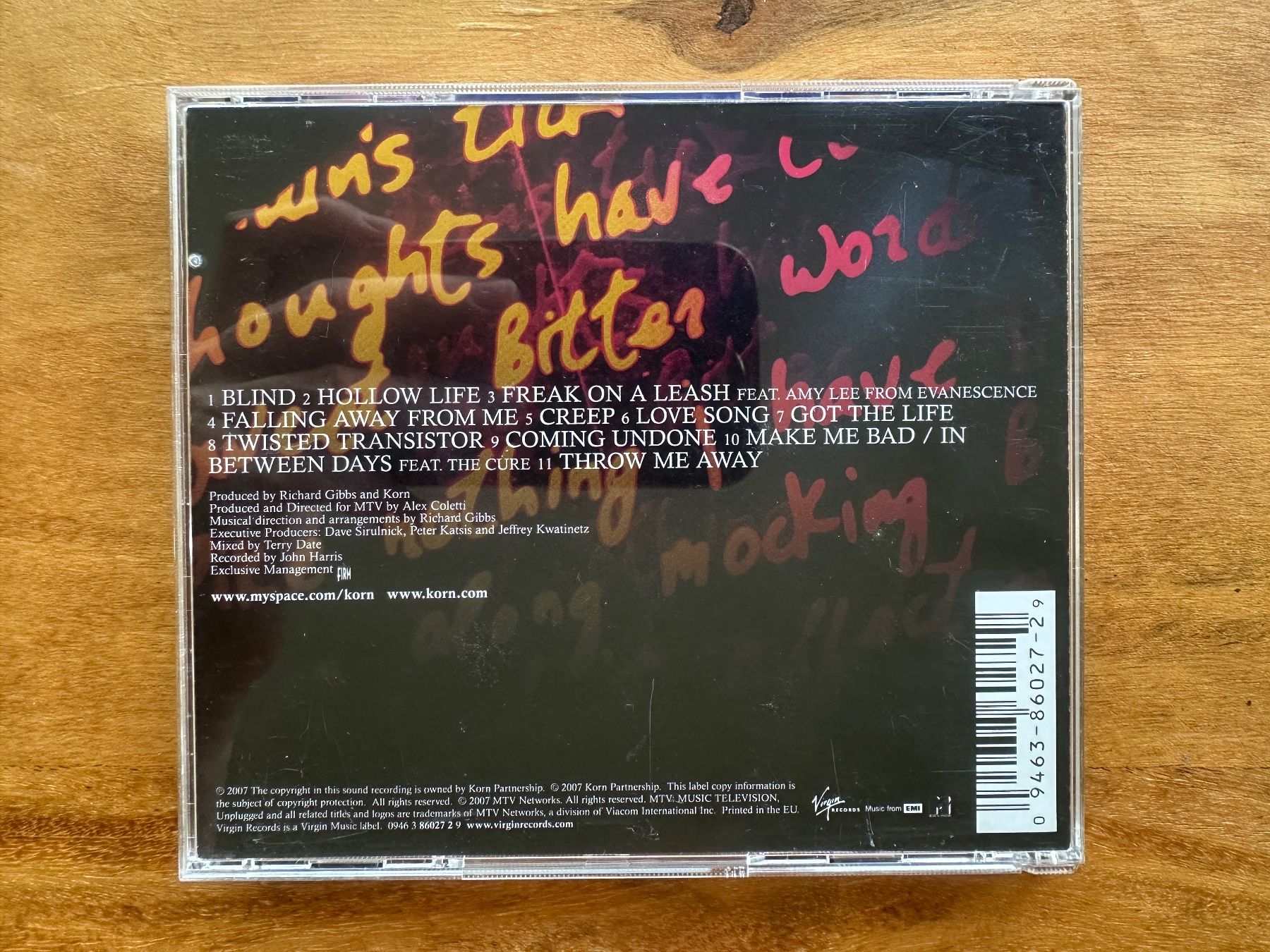 CDs: Korn – MTV Unplugged – Gebraucht aus Horgen von flyingpenguin2000 2