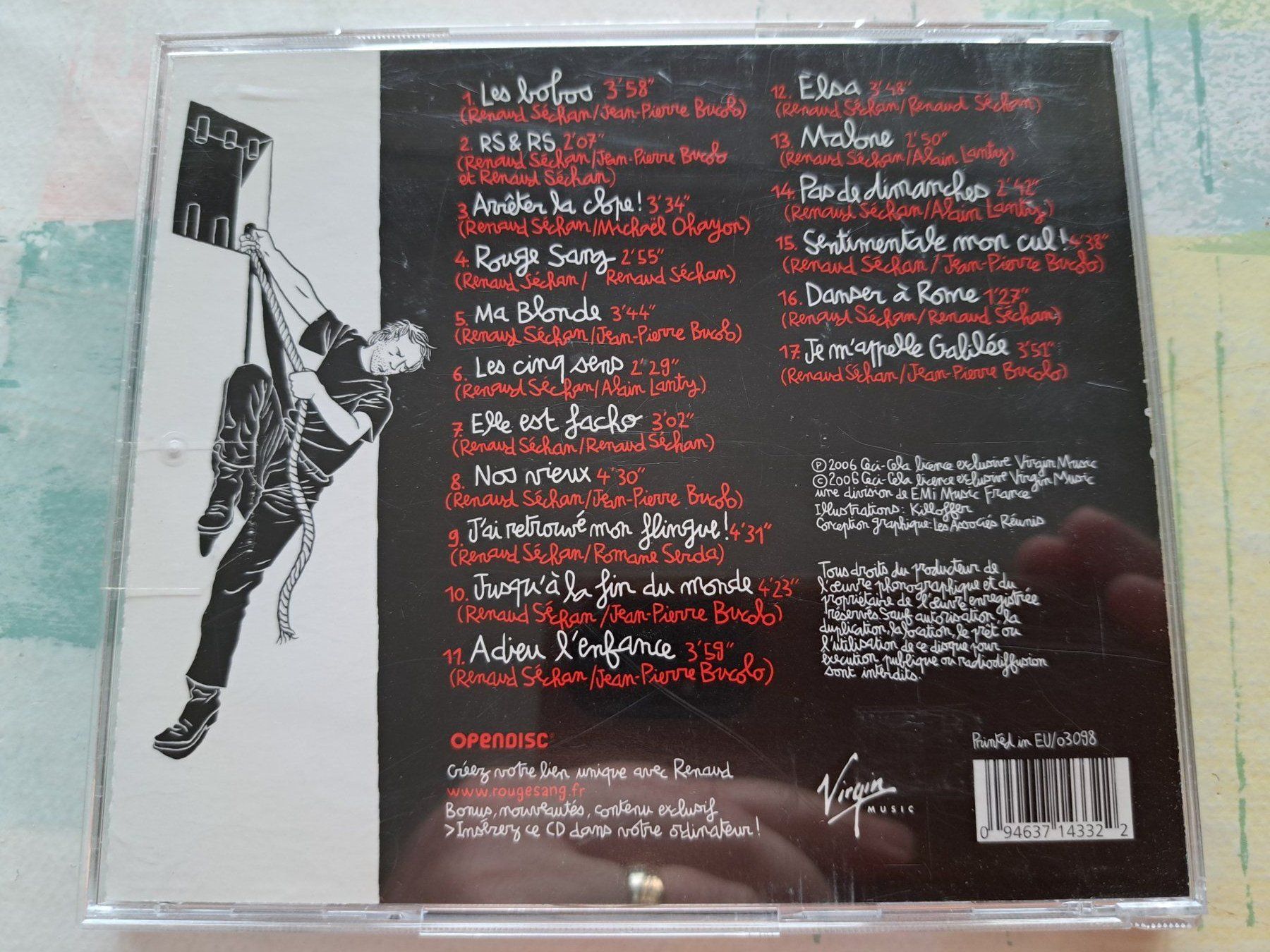 CD: Cd Renaud - Rouge Sang – Usato da Pully venduto da bro_n52j 1