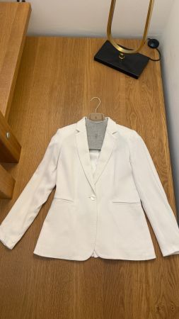 Massimo Dutti Sacko weiß XS/S Sommer leichter Blazer