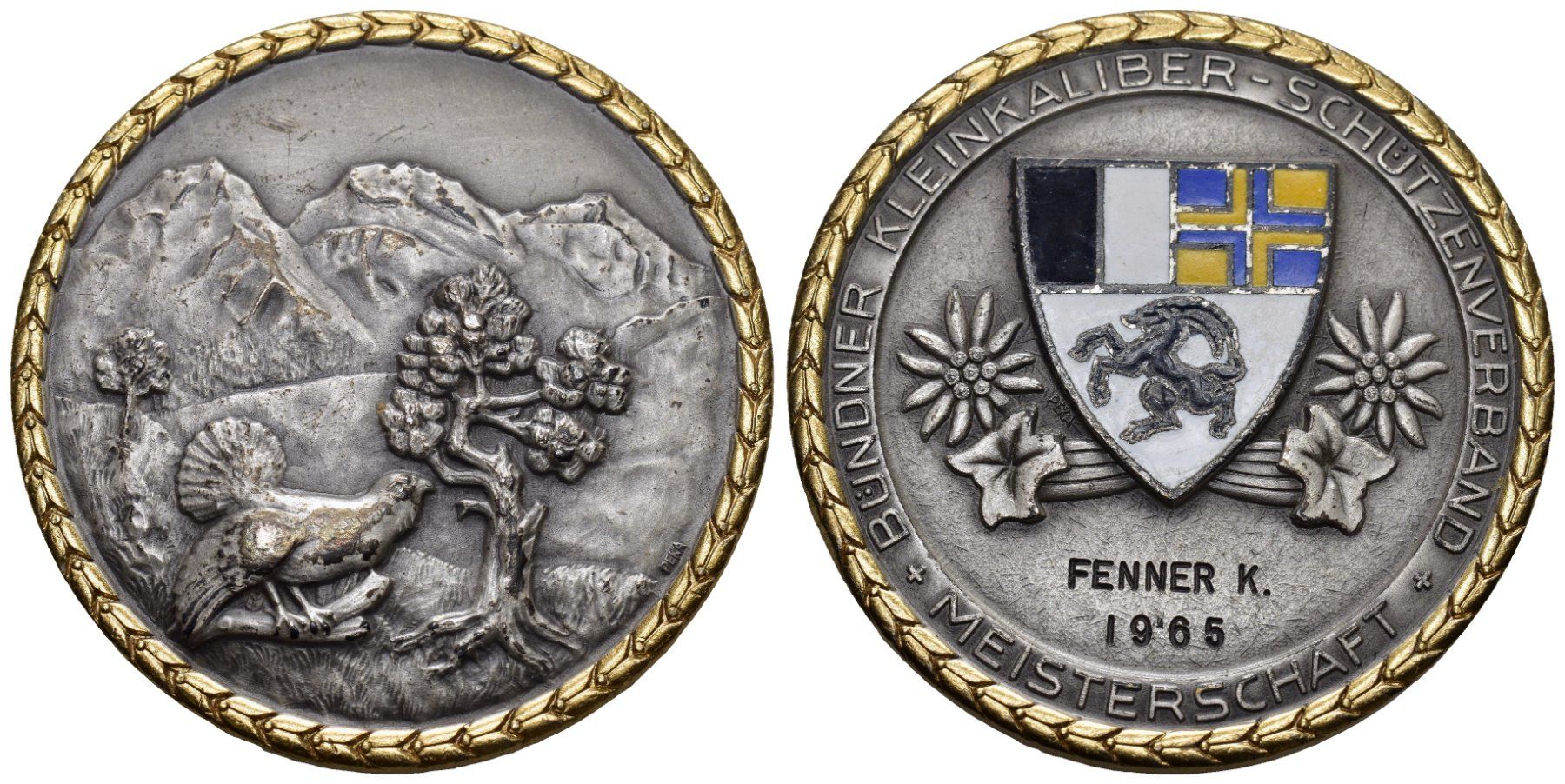 Medaglie: Graubünden 1965 – Usato da Bern venduto da numismatictops