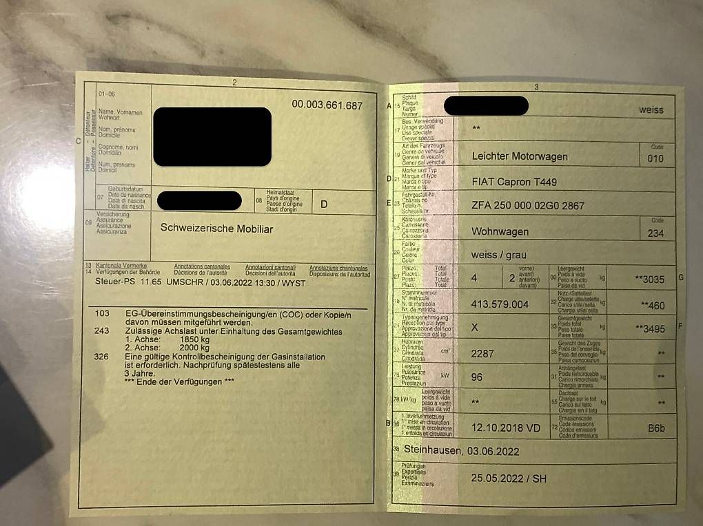 Camping Fahrzeuge: Fiat Capron Carado T449 – Gebraucht aus Steinhausen von MJessenR 7