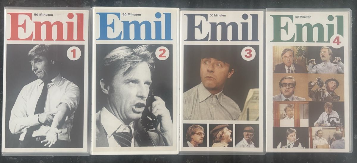 Tutti i VHS: Emil 1-4 VHS Video Kassetten – Usato da Steffisburg venduto da LollipopRM69