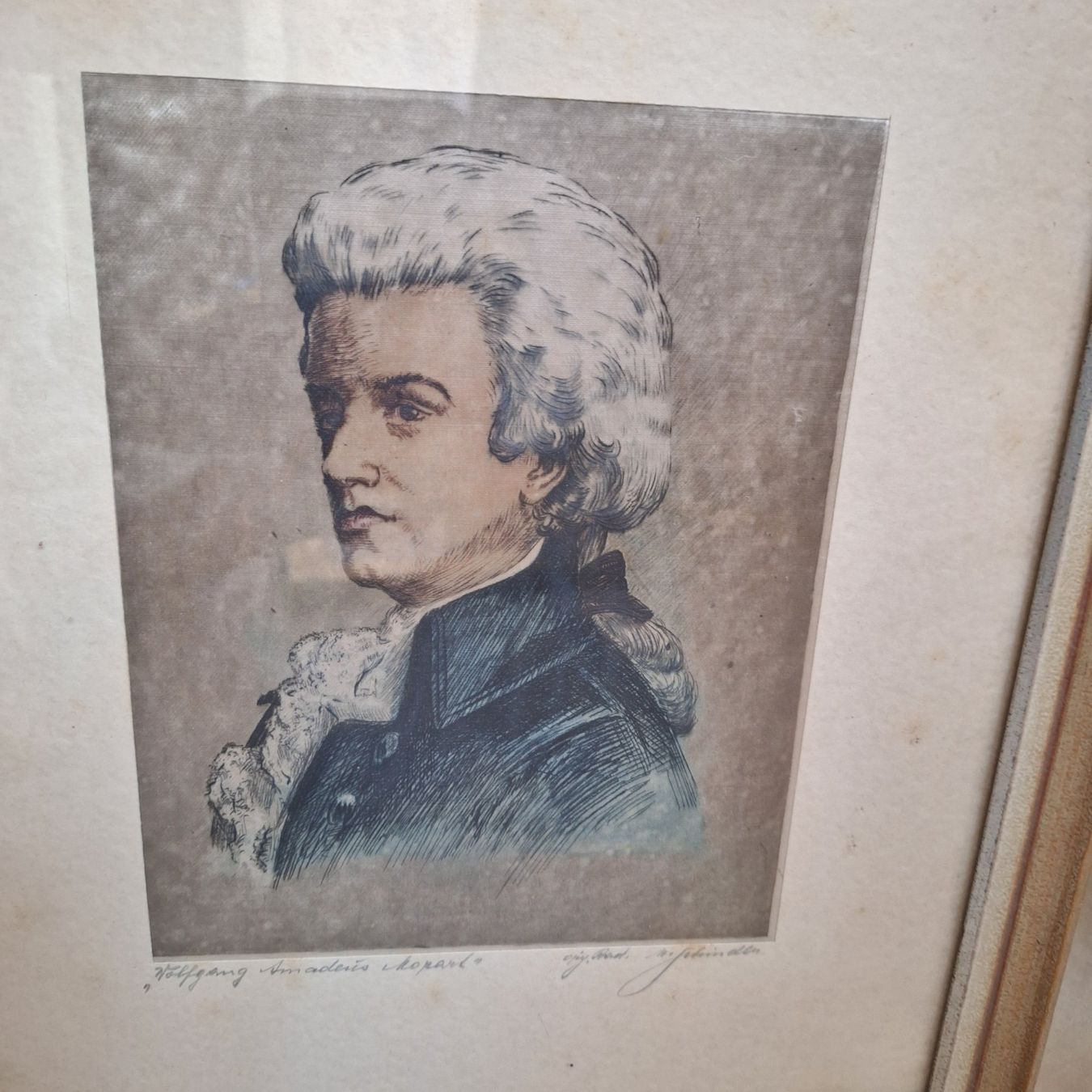 Foto & Immagini: Schönes Bild Wolfgang Amadeus Mozart – Usato da Winterthur venduto da Goldpipau 4