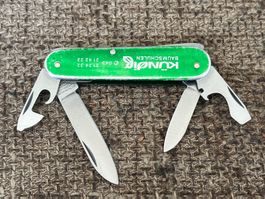 Altes Sackmesser VICTORINOX „Kündig“ Alox glatt grün RAR