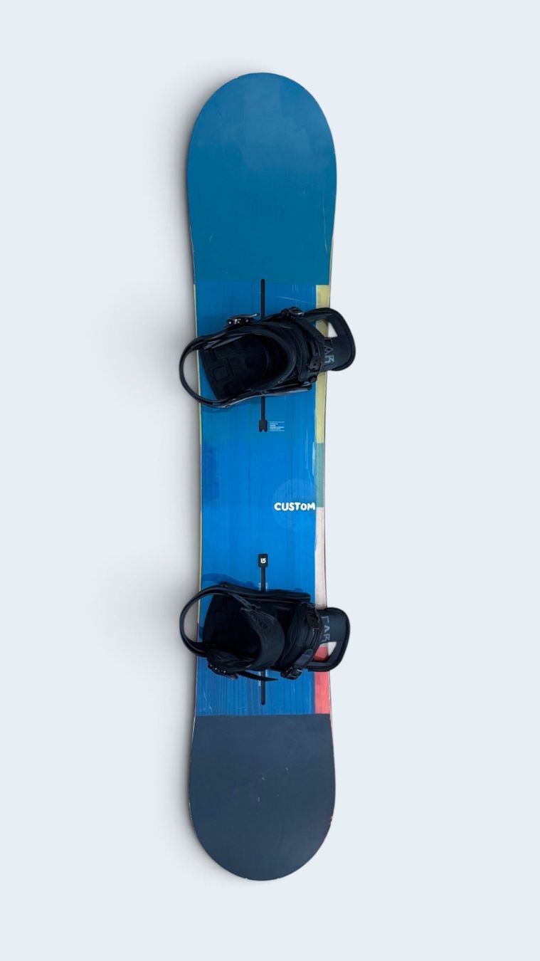 Burton Boards: Snowboard Burton Custom Wide Flying-V 156cm + Fixations – D'occasion à Morges par noam_1110