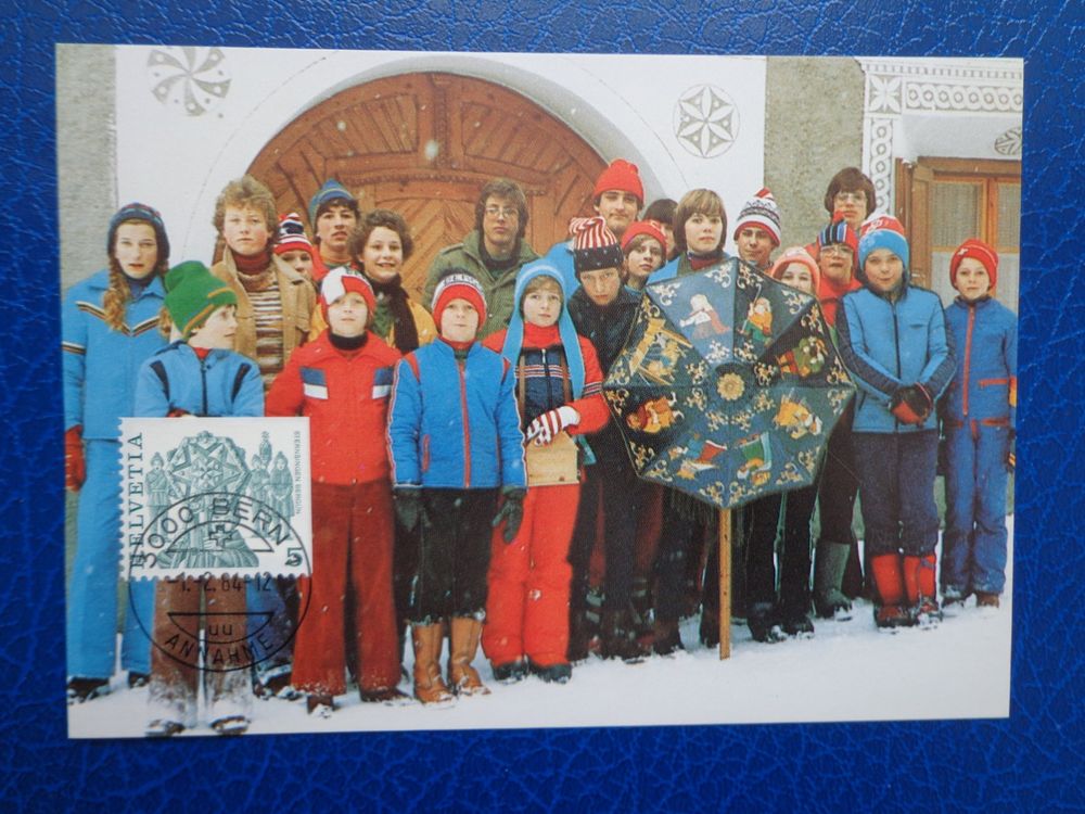 Maximumkarte MK 1.2.1984 Timbre NON DENTELÉ HAUT ET DROITE Kaufen auf Ricardo