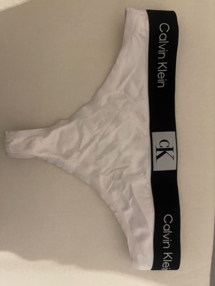 Calvin Klein Altra biancheria intima: Calvin Klein String, weiss, Gr. S, NEU – Nuovo (secondo la descrizione) da Bazenheid venduto da tab_w525 1