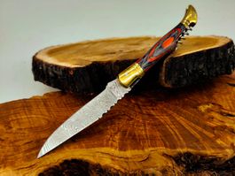 Laguiole Damast Messer Klappmesser echtes Damastmesser
