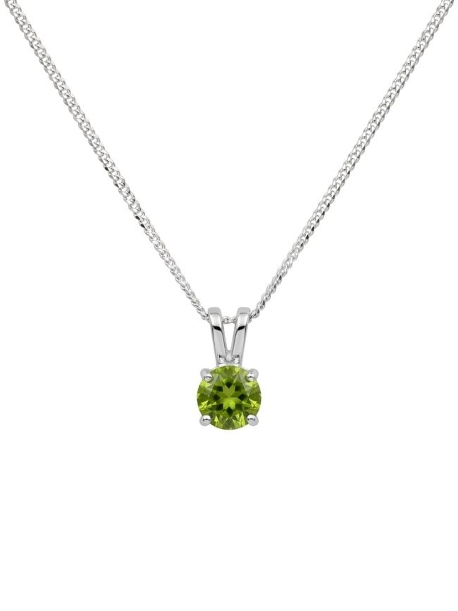 Ketten: Collier Argent Peridot naturel – Neu und originalverpackt aus St-Maurice von Sandrinette123
