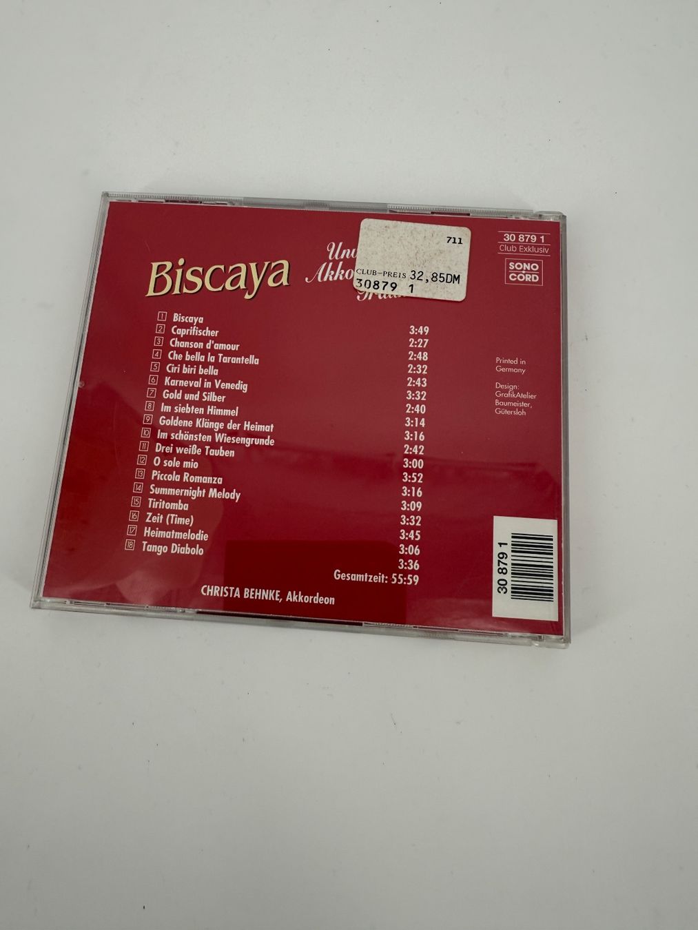 CDs: Biscaya - Unvergängliche Akkordeon-Träume – D'occasion à Auenstein par moin. 2