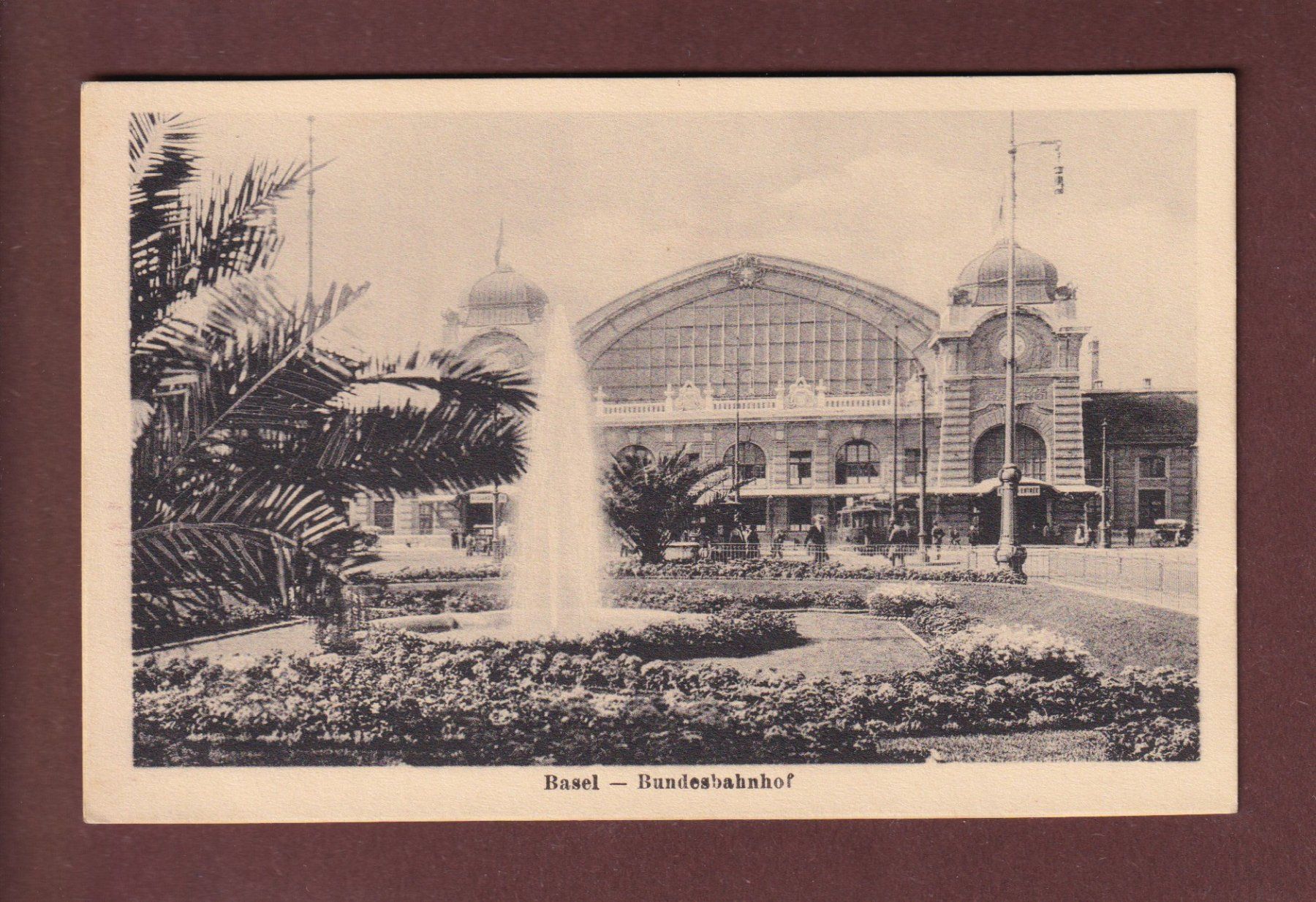 Ansichtskarten: BASEL - Bundesbahnhof – Gebraucht aus Pully von nicecards-shop