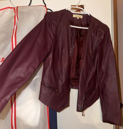 Bordeoux Lederjacke Grösse L