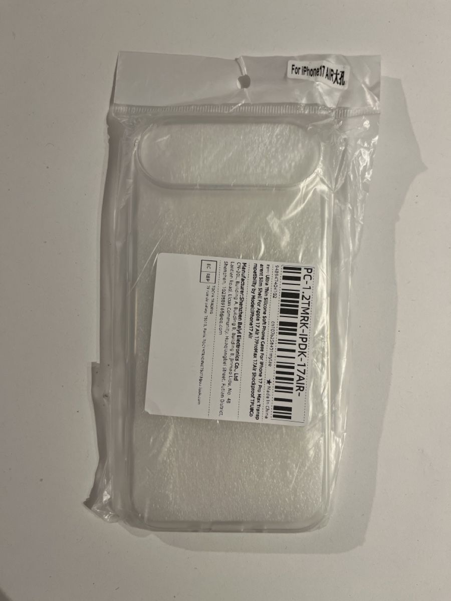 Cover & Protezioni schermo: New clear phone case for iPhone Air – Nuovo e nell'imballaggio originale da Genève venduto da sunsustains