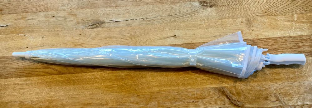 Transparenter Regenschirm - Klare Sicht Bei Regen, 96 Cm Durchmesser